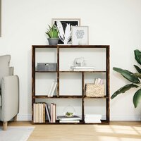 Kamerscherm / boekenkast 102x29x103,5 cm hout gerookt eiken 3