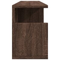 Wandkast 80x20x30 cm bewerkt hout bruin eikenkleur 5