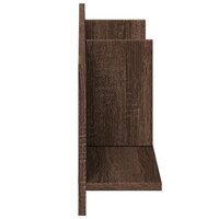 Wandkast 100x16,5x30 cm bewerkt hout bruin eikenkleur 5