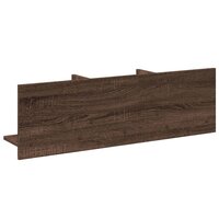 Wandkast 100x16,5x30 cm bewerkt hout bruin eikenkleur 6
