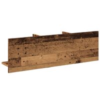 Wandkast 100x16,5x30 cm bewerkt hout oud houtkleurig 6