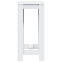 Bartafel 51x50x103,5 cm bewerkt hout wit 5