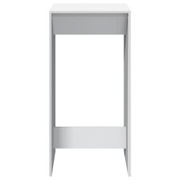 Bartafel 51x50x103,5 cm bewerkt hout wit 4