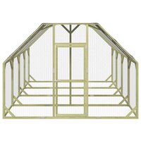 Kippenhok 268x400x190 cm ge&iuml;mpregneerd massief grenenhout 3