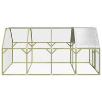 Kippenhok 268x400x190 cm ge&iuml;mpregneerd massief grenenhout 4