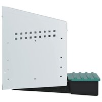 Kippennestkast 1 compartiment Wandmontage gegalvaniseerd staal 6