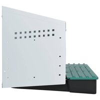 Kippennestkast 3 compartimenten wandmontage gegalvaniseerd staal 6