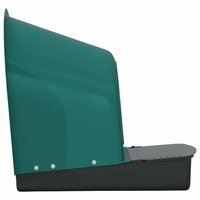 Kippennestkasten 4 stuks wandmontage kunststof donkergroen 6