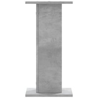 Speakerstandaards 2 st 30x30x60 cm bewerkt hout betongrijs 5