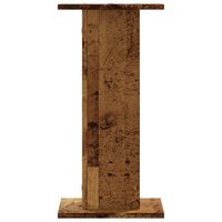 Speakerstandaards 2 st 30x30x60 cm bewerkt hout oud houtkleurig 4