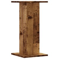 Speakerstandaards 2 st 30x30x60 cm bewerkt hout oud houtkleurig 6