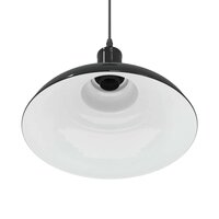 Hanglamp in hoogte verstelbaar E27 &Oslash;31 cm metaal glanzend zwart 9