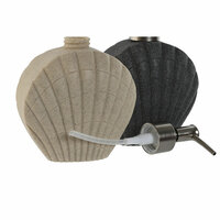 Zeepdispenser Home ESPRIT Grijs Cr&egrave;me Hars Polyethyleen 12 X 6 X 16,5 cm (2 Stuks) 2