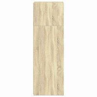 Hoge kast 40x41x124 cm bewerkt hout sonoma eikenkleurig 5