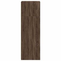 Hoge kast 40x41x124 cm bewerkt hout bruin eikenkleur 5
