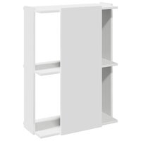 Boekenkast 3-laags 60x30x80 cm bewerkt hout wit 6