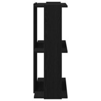 Boekenkast 3-laags 60x30x80 cm bewerkt hout zwart 5