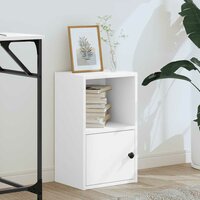 Boekenkast 31x24x52 cm bewerkt hout wit 3