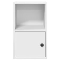 Boekenkast 31x24x52 cm bewerkt hout wit 5