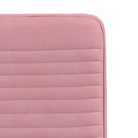 Eetkamerstoelen 2 st fluweel roze 7