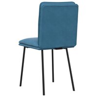 Eetkamerstoelen 2 st fluweel blauw 6