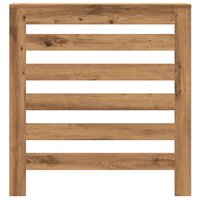 Radiatorombouw 78x20x82 cm bewerkt hout artisanaal eikenkleur 3