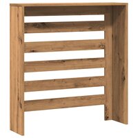 Radiatorombouw 78x20x82 cm bewerkt hout artisanaal eikenkleur 5