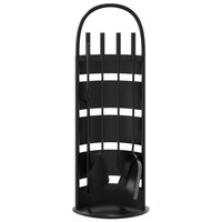 5-delige Haardset 23x15x66 cm staal 4