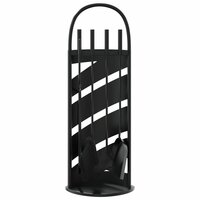 5-delige Haardset 23x15x66 cm staal 4