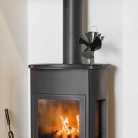 Kachelventilator met 3 vinnen zwart 7