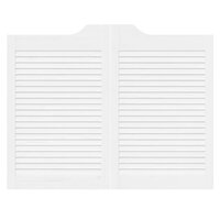 Draaideuren louvre design 2 paar 80x100 cm wit 6