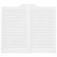 Draaideuren louvre design 2 paar 90x100 cm wit 6