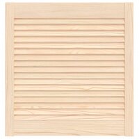 Kastdeur met lamellen 61,5x59,4 cm massief grenenhout 2