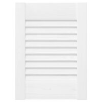 Kastdeuren louvredesign 4 st 39,5x29,5 cm wit 5