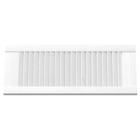 Kastdeuren louvredesign 2 st 61,5x29,5 cm wit 6