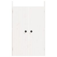 Kastdeurtjes voor buitenkeuken 50x9x82 cm grenenhout wit 4