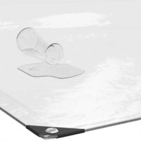 Doorzichtig zeildoek met zeilringen 2x3 m polyethyleen 5