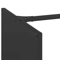 Brandhoutrek 40x40x40 cm koudgewalst staal zwart 7