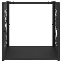 Brandhoutrek 40x40x40 cm koudgewalst staal zwart 5