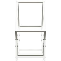 Brandhoutrek 50x25x50 cm koudgewalst staal wit 6