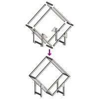 Brandhoutrek 50x25x50 cm koudgewalst staal antracietkleurig 9