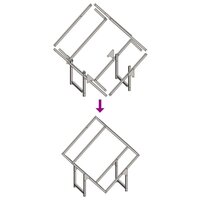 Brandhoutrek 60x25x60 cm koudgewalst staal olijfgroen 9