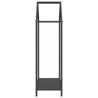 Brandhoutrek 40x25x90 cm koudgewalst staal zwart 6