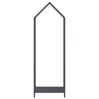 Brandhoutrek 40x25x120 cm koudgewalst staal antraciet 5