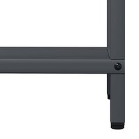 Brandhoutrek 40x25x120 cm koudgewalst staal antraciet 8