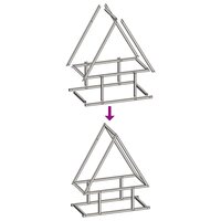 Brandhoutrek 50x25x60 cm koudgewalst staal zwart 9