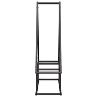 Brandhoutrek 80x25x90 cm koudgewalst staal zwart 6