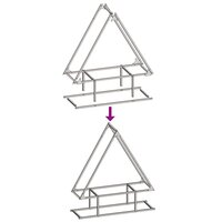 Brandhoutrek 80x25x90 cm koudgewalst staal zwart 9