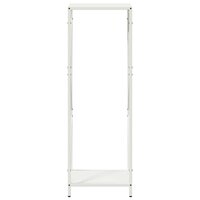 Brandhoutrek 34x25x100 cm koudgewalst staal wit 5