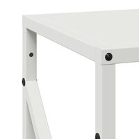 Brandhoutrek 34x25x100 cm koudgewalst staal wit 8